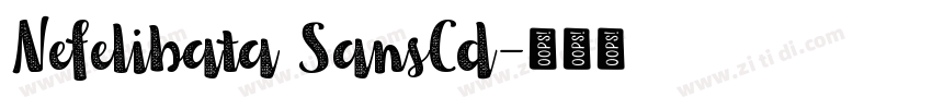 Nefelibata SansCd字体转换
